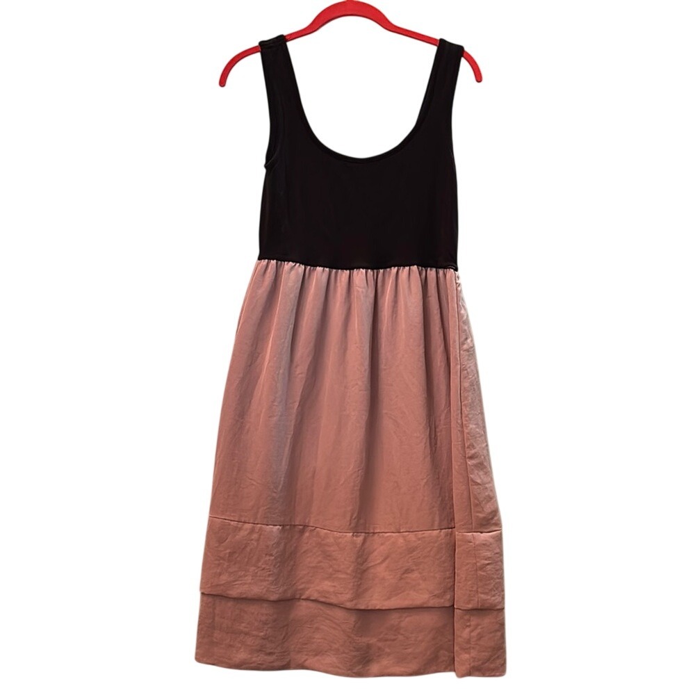 Mossimo Black and Tan Sleeveless Dress Size Medium
